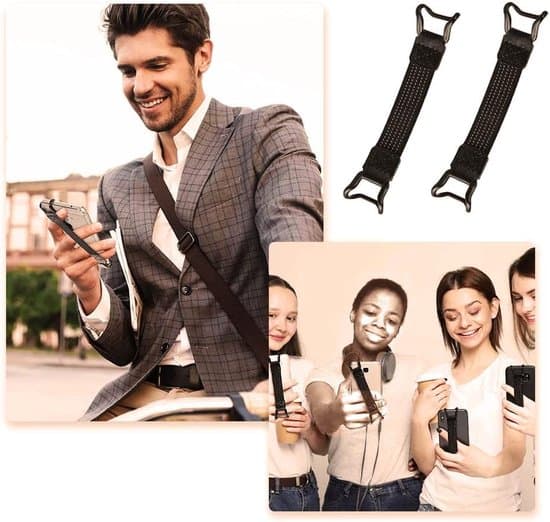3-pak fleksibel smartphone-adapterstander - Sort