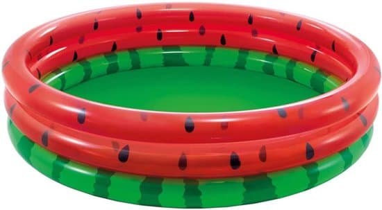 3-ringad vattenmelonpool - 168cm x 38cm för barn