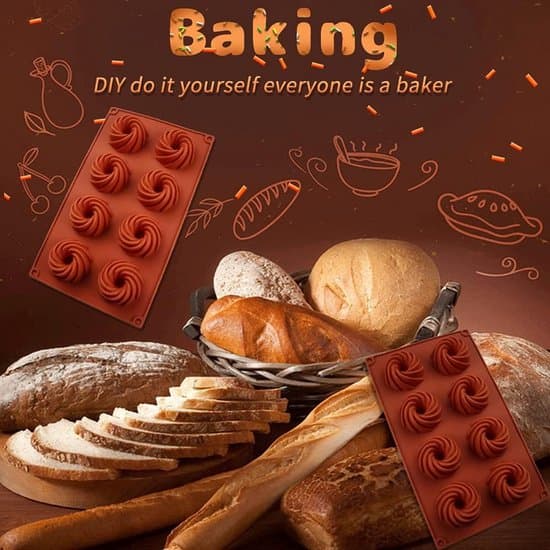 Bageform - Sæt med 2 - Muffins, kage og mere – Non-stick