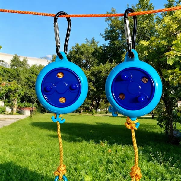 Bärbar resklädslina, 8 meter infällbart rep, lättvikt, lämplig för ryggsäckar, resväskor, campingutrustning, 2-pack.