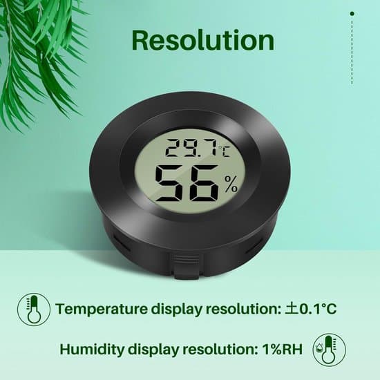 6 Mini LCD Digitale Termometre/Hygrometre