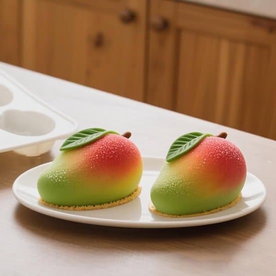 Silikone Mango Dessertform - 10 Huller - Fleksibel og Holdbar - Silikone