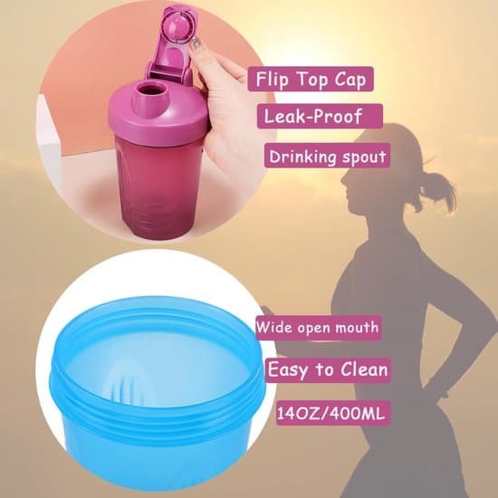 Violetti Shaker-kuppi - 400ml