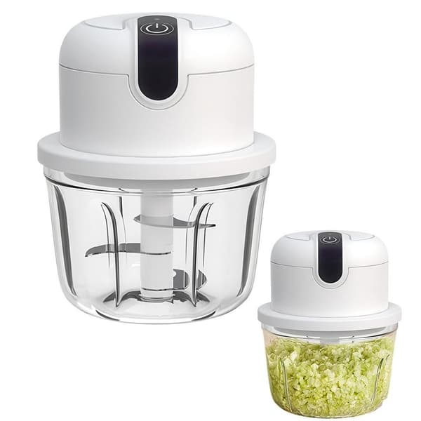 Elektrisk mini foodprocessor, 350 ml, grøntsagshakker