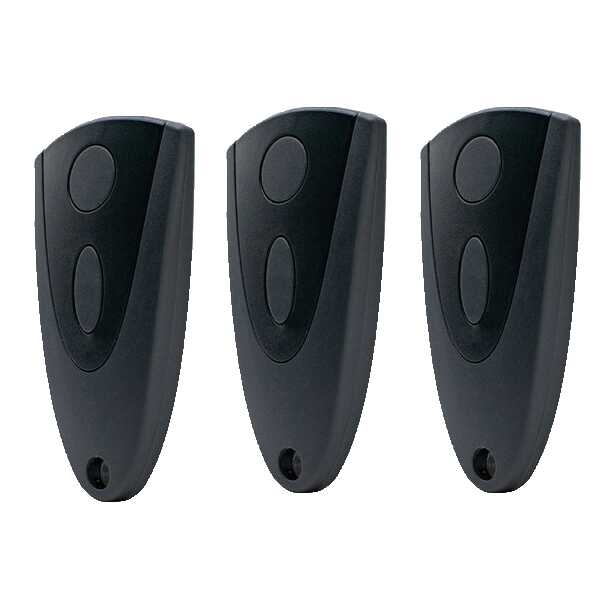 Tre rullande koder för NOVOFERM 502 MAX43-2 504 MAX43-4 433.92MHz garagefjärrkontroller.