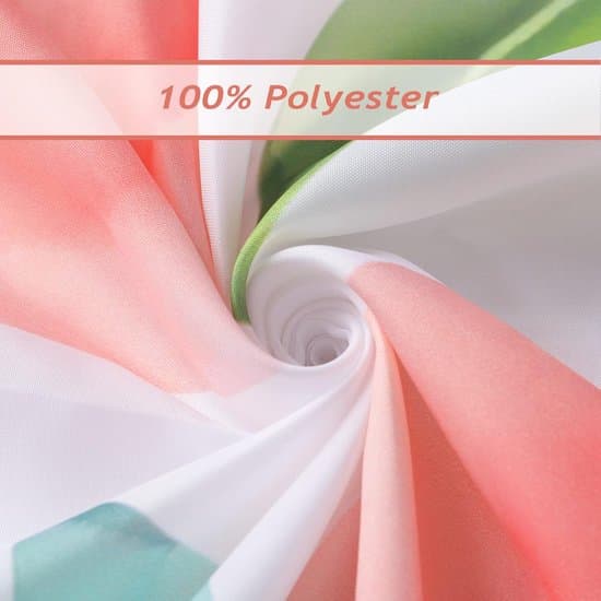 180 x 180 cm Duschdraperi med Citronmönster, Vattentätt och Mögelresistent Polyester