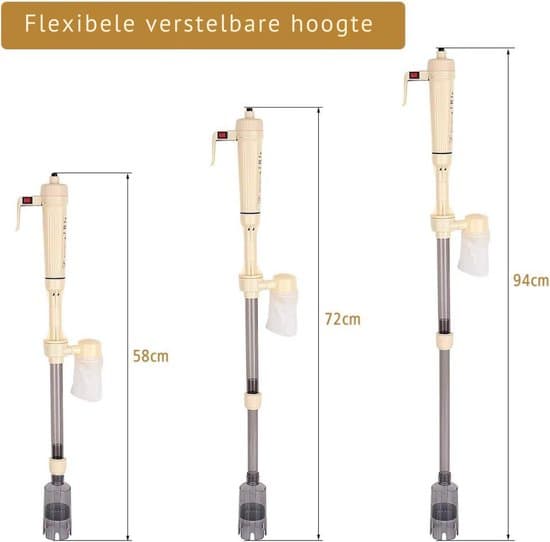 Akvariestøvsuger, bund- og substratrensesæt