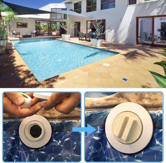 Poolprop - 1,5 tommer, todelt, vinterprop, skimmer