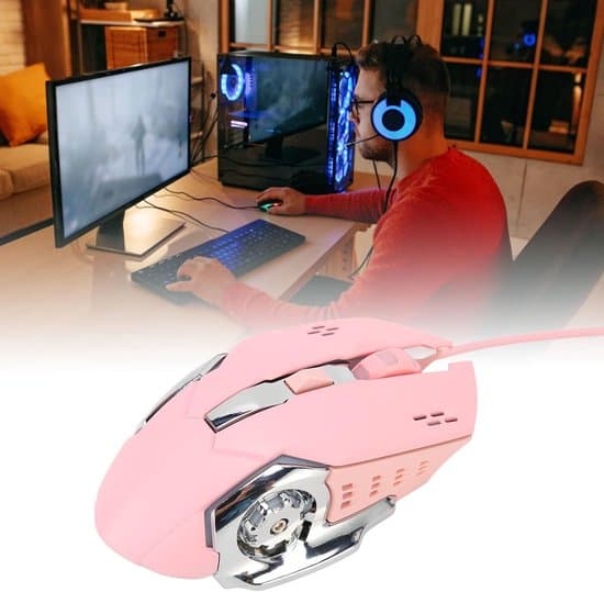 Kablet Gaming Mus - Optisk - RGB - USB-C - Pink
