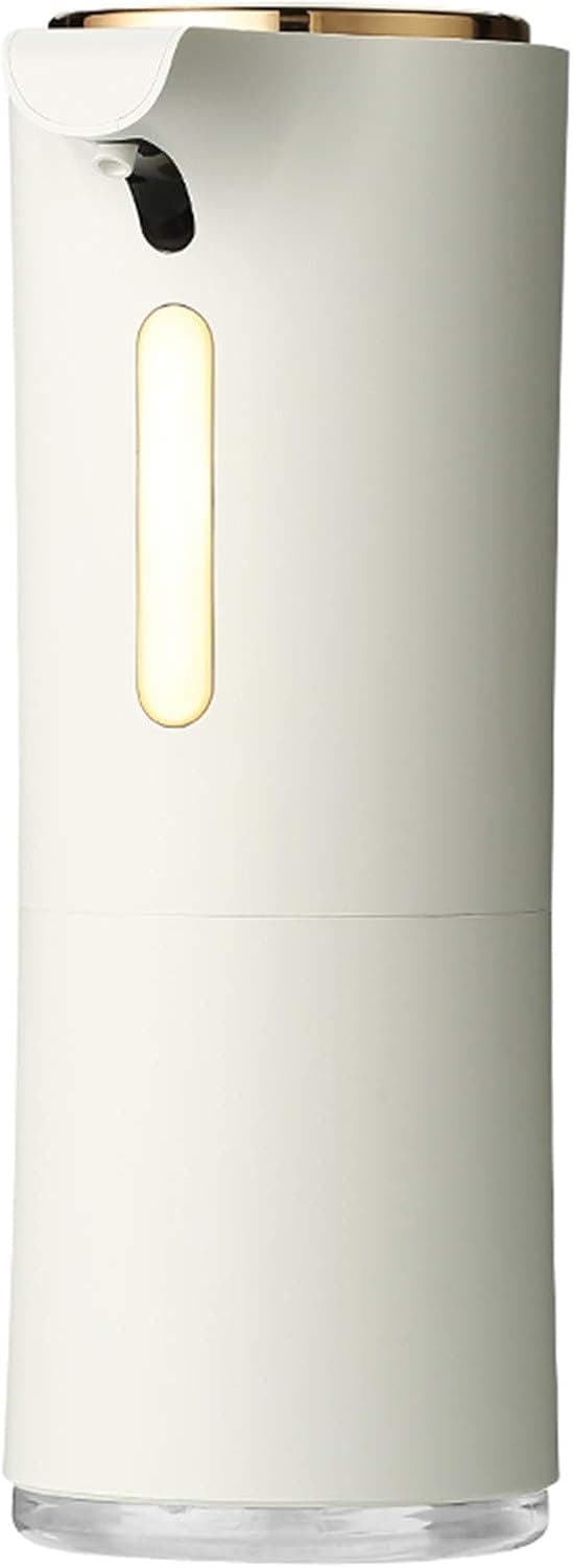 Automatisk sensor bordplade sæbedispenser, skumsæbedispenser, shampoo, badeværelse og håndsæbedispenser (hvid)