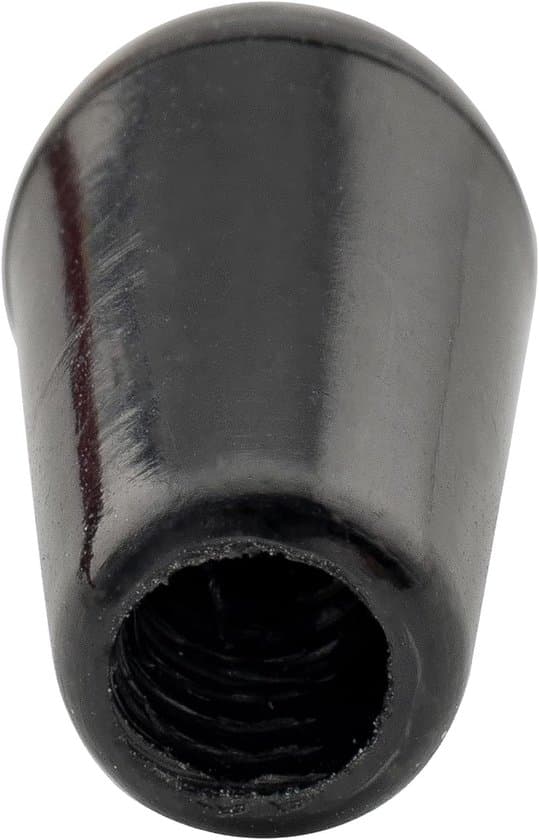 Metrisk M3.5 Guitar LP Toggle Switch Knop, Toggle Switch Hætte, til 3-positions kontakter, Sort (2-delt sæt)