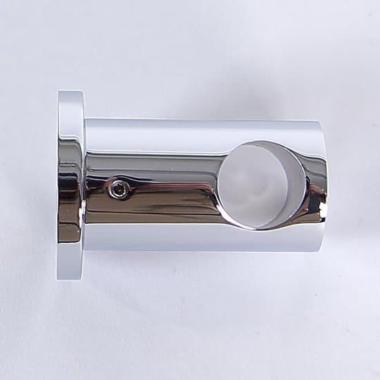 Duschhuvudhållare - Väggfäste - Dusch - Mässingsmaterial - 22 mm hål - Silverfärgad