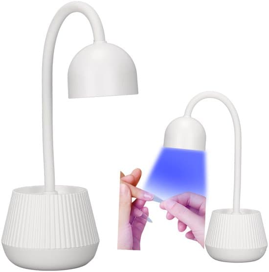 _8 - Mini neglelampe - Bærbar UV negletørrer - Hurtigtørrende