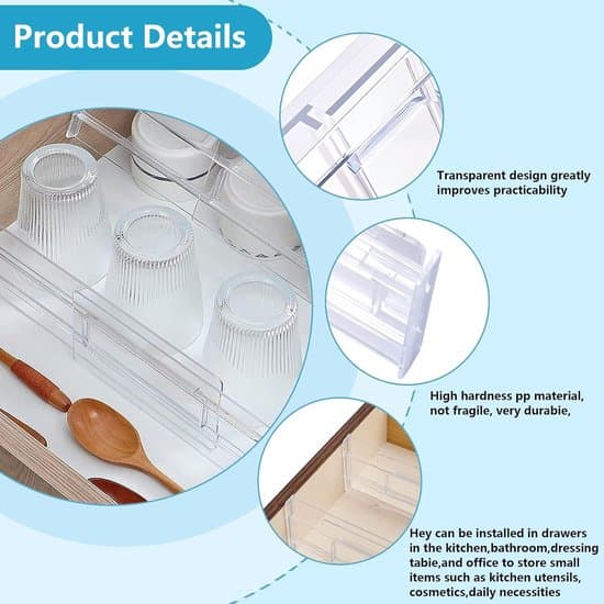Makeup Organizer - 10 Skuffer - Transparent
