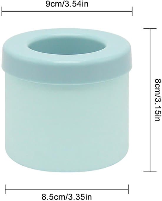 Isformar i silikon - Stapelbara - 2-pack - Blå