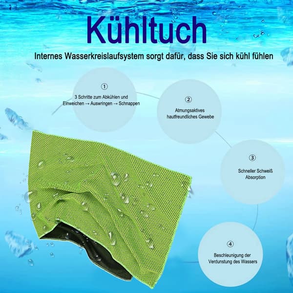 Kølehåndklæder, is-håndklæder, mikrofiber kølehåndklæder