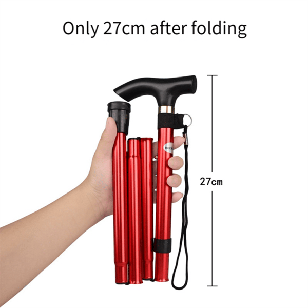 Trekkingstave, campingstave, vandrestave, foldbare vandrestave, sort