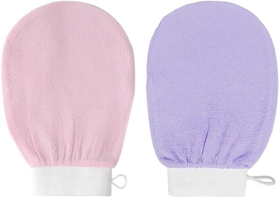 Exfolierande handskar - tagelmaterial - 2-pack