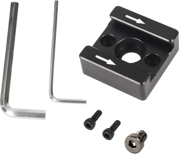 Spegelös kamerabur, förlängd stabilisator, blixtskoadapter