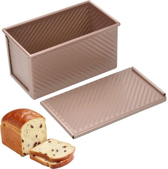 19x9,5x8 cm Non-Stick Brödform med Lock
