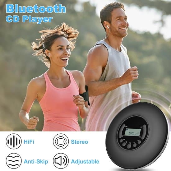 Bærbar CD-afspiller - Bluetooth - Anti-skip