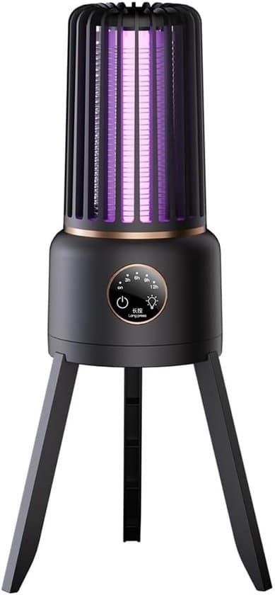 USB-lampe, fluefælde og insektmiddel med timerfunktion til udendørs camping, sikker og effektiv.