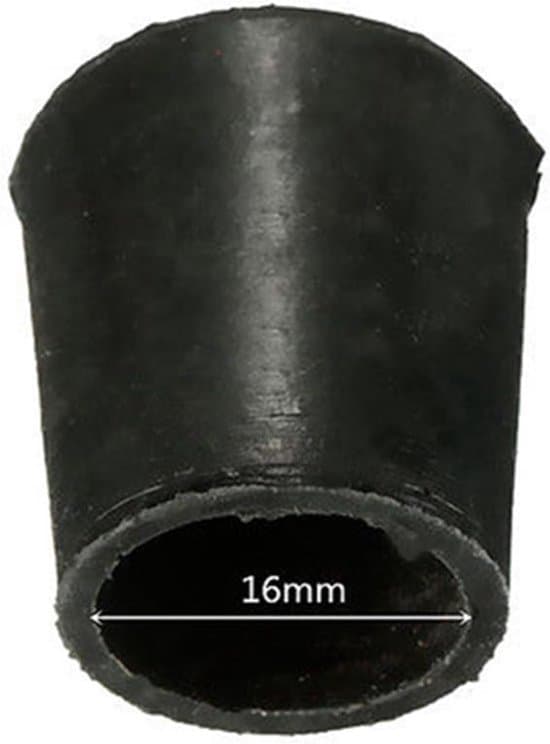 Gummikapper til stole- og bordben (16 mm)