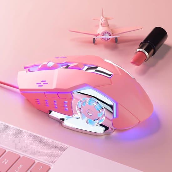 Kablet Gaming Mus - Optisk - RGB - USB-C - Pink