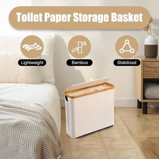 Toiletpapirkurv - 12 ruller - Sort