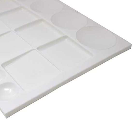 Stor rektangulær palet med 20 farvefelter – 250 mm x 330 mm