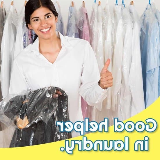 Set med 20 transparenta plastplaggpåsar 60 x 120 cm