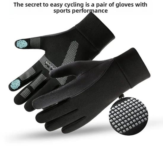 Unisex - Vintervarme - Touchscreen-understøttelse - Udendørs cykelhandsker