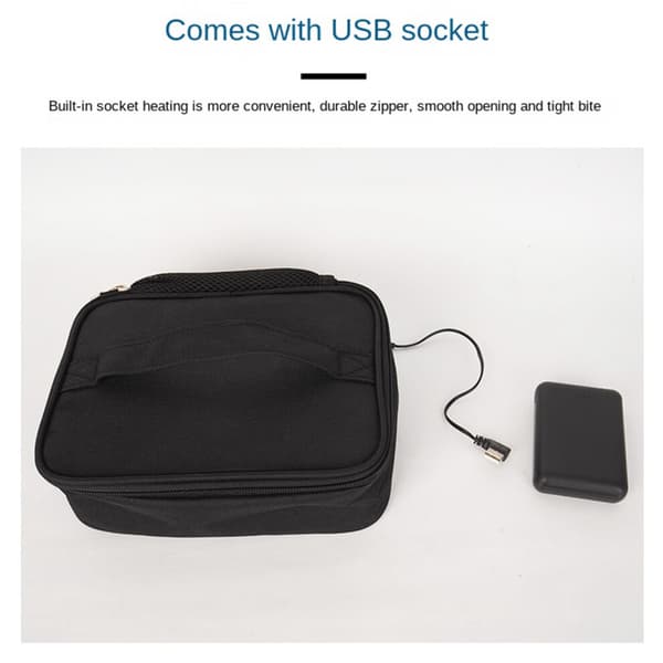Vattentät USB-uppvärmd picknicklåda