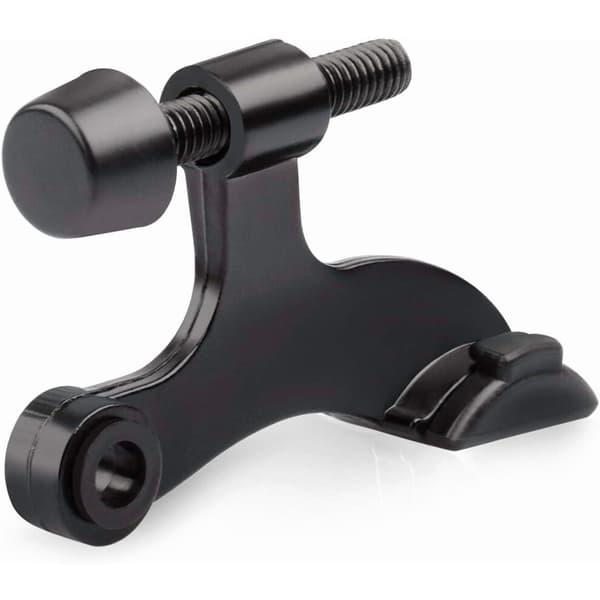 Sort hængselstift dørstopper (2-pak)