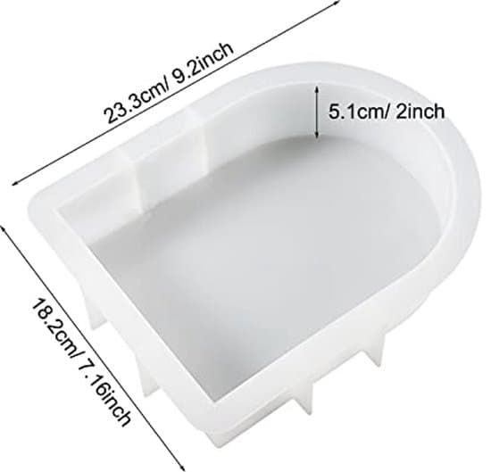 Store 3D Bue Silikoneharpiksforme til Blomsterkonservering og Epoxy DIY Håndværk