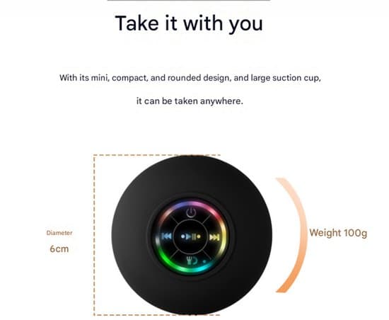 Bluetooth-kaiutin - Keltainen - Bluetooth-toiminnolla