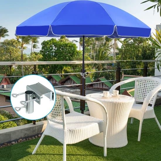 Balkon Parasolholder Klips - 3.8cm Indvendig Diameter