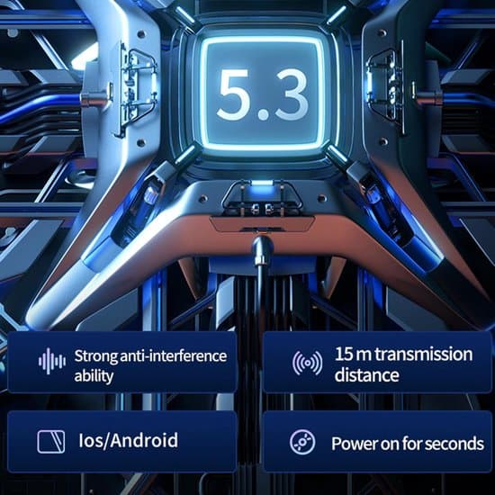Bluetooth-hörlurar, sportbenledning, brusreducerande