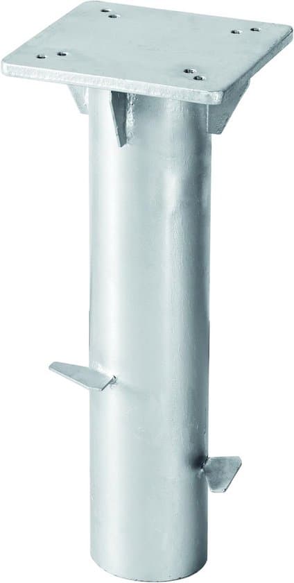 Basplatta för parasoll - Universal - Silver - Robust stöd