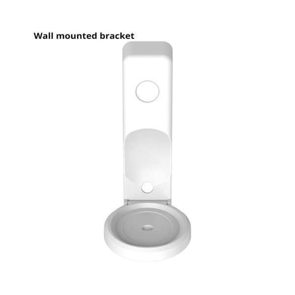 Väggfäste för Echo Spot T5, barnsäker kontakthållare, vit väggfäste för kabelhantering.