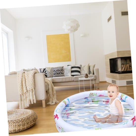 Uppblåsbar pool - För barn, utomhus, vit PVC