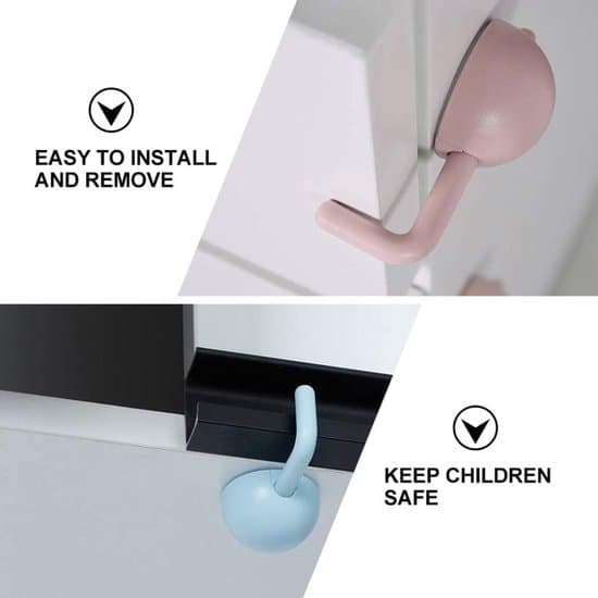 3-pack självhäftande barnskyddsskåp/lådlås