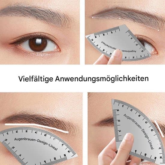 Bärbar precisionsögonbrynshyvel och formmallset