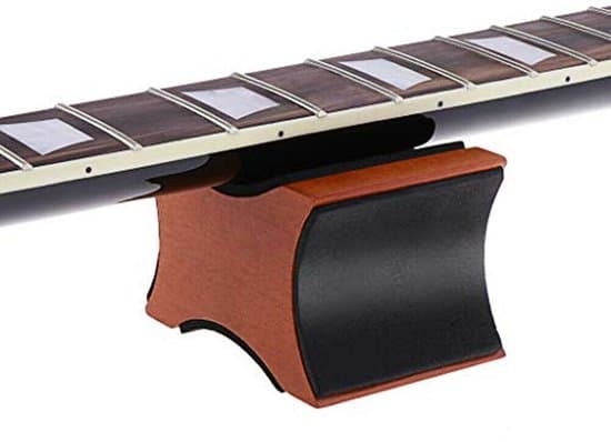 Gitarr arbetsplatta, stränginstrument nackstöd, skrivbordsställ, gitarrrengöring, luthier verktygssats