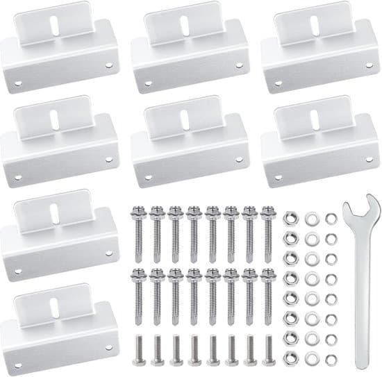 st Aluminium Solpanelmontering, Z-formad, Lämplig för Fordon & Tak
