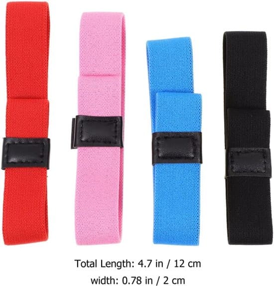 Elastiska band för matlådor utomhus, 4-pack, Bento-låderemmar