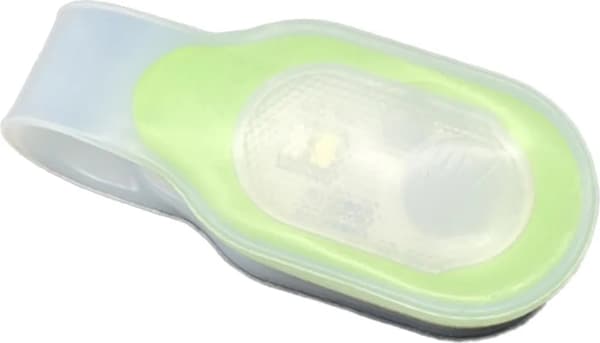 Silikone LED-lysklemme, magnetisk lys, grøn.
