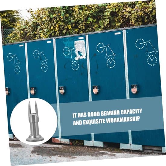 6 stk. WC-skillevægsstøtter – rustfrit stål, robuste, nemme at samle