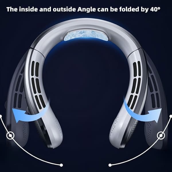 Bærbar bladløs ventilator – USB-opladning