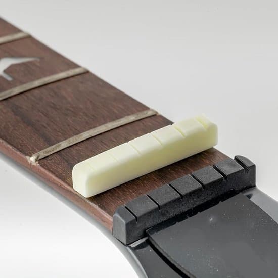 Gitarrstallben och sadel - 4-delars 43 mm oblekt benset för 6-strängad